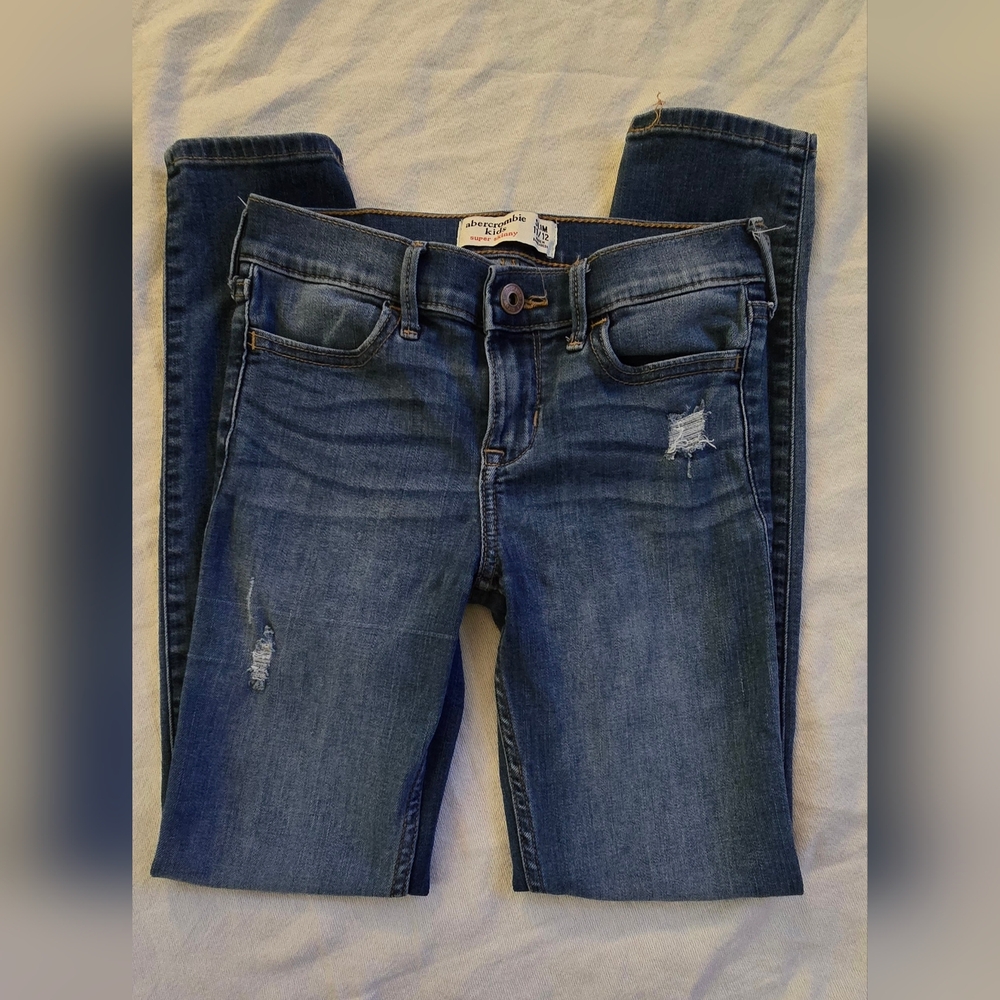 Girls' Abercrombie Kids Jeans Slim Size 11/12 Super Skinny